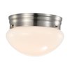 Nuvo Lighting 12W 7" LED Flush Mount, 3K Dim, Brushed Nickel, Frosted Glass 62/1564